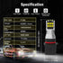 P13W LED Fog Light Bulbs 6000K Xenon White, Extremely Bright 3030 Chips P13W 12277 SH23W LED Bulbs with Projector for Car Fog Light, Daytime Runni...