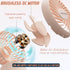 Portable Oscillating Desk Fan Table Fan Small Mini Fans Rechargeable 3.5 Inches Handheld Portable Table Top Fans for Office Desk Indoor/Outdoor (P...