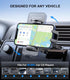 Car Phone Holder, Universal CD Slot Phone Mount, Hands Free Automobile Cell Phone Stand, 360° Adjustable Phone Mount for Car Compatible with All i...
