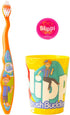 Brush Buddies Blippi Kids Toothbrushes Kit, Manual Toothbrushes for Kids, Toothbrush for Toddlers 2-4 Years, Travel Toothbrush Kit with Cover and ...