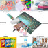 visesunny Fantasy Jellyfish 2Pcs Wet Bag with Zippered Pockets Washable Reusable Roomy Diaper Bag for Travel,Beach,Daycare,Stroller,Diapers,Dirty ...