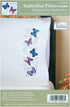 Tobin Stamped Pillowcases, Butterflies, 20" x 30" Embroidery Kit...