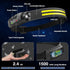 Headlamp Rechargeable,2 Pack 230° Wide Beam Head Lamp,2000 Lumen Super Bright LED Headlamp with Motion Sensor,Waterproof 0.14lb Lightweight Head L...
