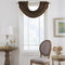 Elrene Home Fashions Versailles Room-Darkening Faux-Silk Waterfall Window Valance, Accessory for Bedroom or Living Room Windows with Rod Pocket Ta...