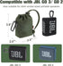 Desing Wish Speaker Carrying Case Compatible with JBL GO3/ GO2 - Waterproof Ultra Portable Bluetooth Speaker, Anti Scratch Speaker Protector Case ...