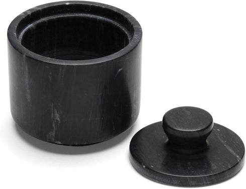 Fox Run Marble Salt Cellar, Black 3 x 3 x 3 inches...