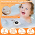 Baby Bath Thermometer with Colorful Lights, Rechargeable Bath Thermometer Baby Safety, Swan Baby Bath Temperature Toy, BPA-Free Baby Bathtub Water...
