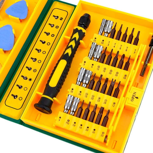 MMOBIEL Repair Tool Kit Multipurpose - 38 Pcs Magnetic Screwdriver Set Compatible with iPhone, iPad, MacBook, Samsung, Laptop, PC, Tablet, Playsta...