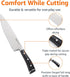 Amazon Basics Classic 8-inch Chef’s Knife with Three Rivets, Silver...