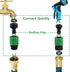 16 Pcs 3/4"Garden Hose Quick Connector, Hose Fitting Water Hose Connectors.Male and Female No Leak Quick Release Hose Connector?Connectors Hose En...