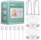 Infant Tongue Cleaner Skim Gauze 105PCS + 2 Finger Cot Baby Toothbrush with Box, Baby Oral Cleaner Newborn Disposable Tongue Cleaner, Care 0-36 Mo...