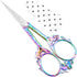 Small Embroidery Scissors with Cover -Cute and Comfortable handles with Sturdy and Sharp Tips for Precise Cutting, Sewing and Craft Supplies Kit...