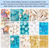 PH PandaHall 357pcs Starfish Shell Beads Ocean Jewelry Making 20g Seashells Synthetic Turquoise Beads Turtle Mermaid Charms Cowrie Shell Beads for...