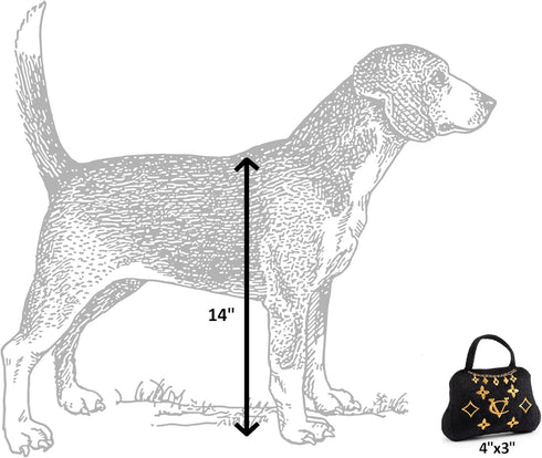 Dog Diggin Designs Runway Pup Collection | Unique Squeaky Parody Plush Dog Toys – Haute Couture Purses & Handbags...