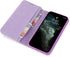 EYZUTAK Wallet Case Compatible with iPhone 12 Mini 5.4 inch 2020,Magnetic Handbag Zipper Pocket PU Leather Flip with 9 Card Slots and Wrist Strap ...