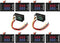10 Pcs 0.28 Digital Voltmeter Ammeter 100V 10A Volt Amp Meter Current Voltage Tester with Connect Wires Red Blue Dual LED Multimeter Display Panel...