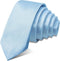 Mantieqingway Mens Tie 1.97'' Skinny Ties for Men Satin Necktie for Daily Dress, Weddings, Groom, Groomsmen, Missions, Dances...