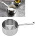 Stainless Steel Mini Sauce Pan, 350/500ML Small Saucepan Sauce Cup Sauce Pot with Long Handle for Banquet Chocolate Melting Coffee(350ML)...