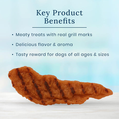 Blue Buffalo True Chews Premium Morsels Natural Dog Treats, Steak 10 oz Bag...