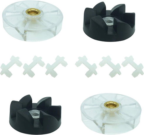 Top Base Gear & Rubber Blade Gear with Shock Pad Replacement for NutriBullet 600W 900W Blender NB-101B NB-101S NB-201(Set of 2)...
