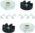 Top Base Gear & Rubber Blade Gear with Shock Pad Replacement for NutriBullet 600W 900W Blender NB-101B NB-101S NB-201(Set of 2)...