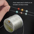 PH PandaHall 60 Yards Clear Elastic String Cord, 0.8mm Polyester Stretch Thread Elastic Bracelet Rope Crystal Beading Cord for Party Decor Jewelry...
