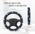 Dallas Car Steering Wheel Cover, Football Elasticity Anti Slip Sweat Absorption Universal Car Accessories 15 inch for Most Vehicle Sedan, Truck, S...