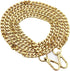 55" DIY Replacement Chains for Handbags Heavy Duty Flat Iron Metal Shoulder Strap Adjustable Purse Crossbody Bag Strap Accessories Decorative Stra...