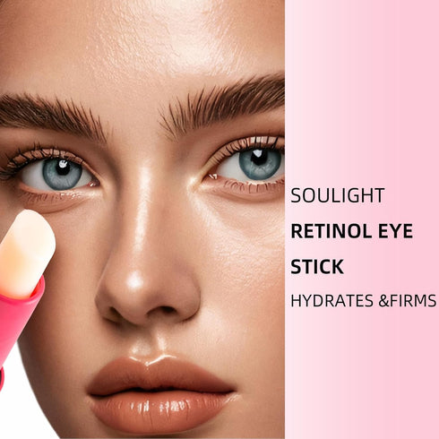 Retinol Eye Stick, Anti-Aging Eye Cream, Skincare for Wrinkles, Dark Circles, Puffiness - Retinol Eye Balm Moisturizes, Softens& Nourish Skin...