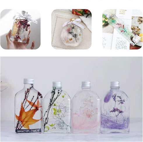 4 Packs Real Natural Dried Flowers for Making Mobile Phone Case Candle Handmade Crafts Epoxy Resin Pendant Necklace Jewelry DIY Accessories,Mixed ...