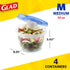 Gladware Lockware To Go Food Storage Containers | Glad Medium Size Round Food Storage That Holds up to 32 Ounces of Food, Solids, or Liquids | 32 ...