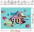 Art Studio 90's Theme Music Party Photography Backdrops Hip-Hop Colorful Graffiti Style Photo Booth Studio Props Let's Glow Party Decor Supplies R...