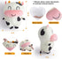 Cow Stuffed Animal Plush Toy Stuffed Cow Plush Pillow Love Cow Valentines Stuffed Animal Plush Cow Toys Cow Plushies 12 Inch Black and White Cows ...