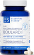 Essential Stacks Saccharomyces Boulardii Probiotics (Non-GMO & Gluten Free) - 5 Billion CFUs for Gut Health (60 Capsules)...