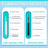 Electric Toothbrush Travel Case, Hard Storage Case with 6pcs Toothbrush Cover Caps, Fits for Oral-B/Oral-B Pro/Philips Sonicare Electric Toothbrus...