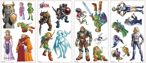 RoomMates RMK2780SCS Nintendo Zelda: Ocarina Of Time 3D Peel and Stick Wall Decals...