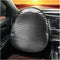 2PCS Steering Wheel Cover Sun Shade, 19.6''×17.3'' Universal Anti-Heat Aluminum Foil Auto Interior Protector, Block UV Rays Cool in Summer, Vehicl...