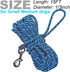 Long Rope Leash for Dog Training 12, 15, 22, 30, 50, 75, 100ft Check Cord Recall Agility Lead Long Dog Line for Large Medium Small Dogs, Great for...