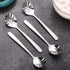 Csinos 304 Stainless Steel Spoon Shell Shape Flatware Spoon Set...