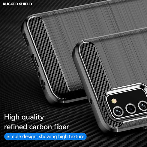 for Samsung A03S case, Galaxy A03S case with HD Screen Protector, Fashion Shock-Absorption Flexible TPU Bumper Soft Rubber Protective Case Cove fo...