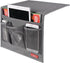 Bedside Storage Organizer, Table Cabinet Bedside Organizer Caddy for Remotes Phone Glasses (Classic 4 Pockets-Grey)...