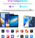 Stylus Pen, Active Stylus Pen Compatible for iOS and Android Touchscreens/Phones, Rechargeable Stylus Pen with Dual Touch Screen, Stylus Pencil fo...