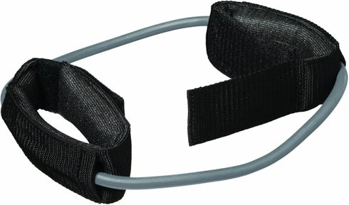 Cando 10-5766 Exercise Tubing with Cuff Exerciser, 35" Length, Silver-XX-Heavy...