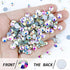 1440PCS SS20 Crystal AB Flatback Rhinestones Round Gems for Nail Art and Craft Clothes, Glue Fix Crystal Glass Diamond Stones (4.6-4.8mm)...