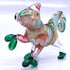 Chameleon Miniature Hand Blown Glass Art Figurines Animals Collectible Gift Home Decorate (3" Red Green)...
