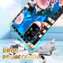 Loheckle for Samsung Galaxy A53 5G Case for Women, Designer Square Cases for Galaxy A53 5G Case with Ring Stand Holder and Lanyard, Stylish Peony ...