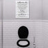Signs for Bathroom Restroom Wall Art Decor Funny Toilet Signs for Bathroom Door Rules Farmhouse Rustic Wood Hanging Decor for Laundry Room Home, 1...
