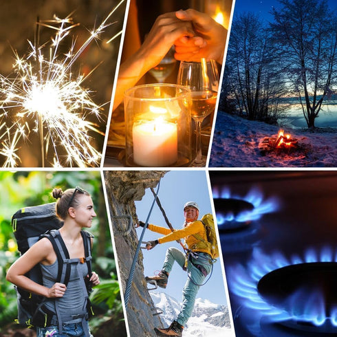 LcFun Plasma Lighters Rechargeable Electric Lighter Outdoor Windproof Arc Lighter USB C Lighter Flameless Electronic Lighter for Camping Gear, Sur...