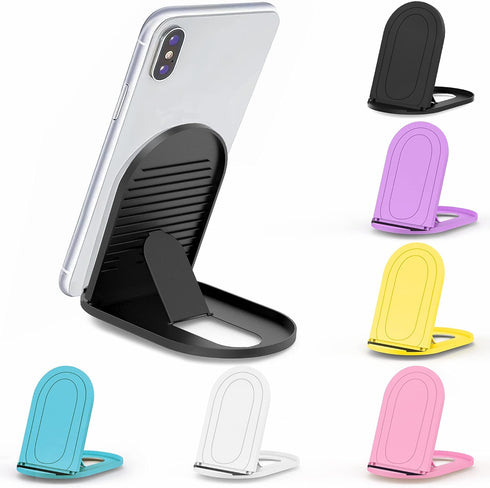 Cell Phone Stand, 6pack Portable Foldable Desktop Cell Phone Holder Adjustable Universal Multi-Angle Cradle for Desk Tablet iPad Mini iPhone X/8/7...