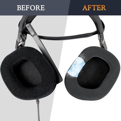 SOULWIT Cooling-Gel Earpads Replacement for Corsair HS80 Max/HS80 USB Wired/HS 80 RGB Wireless Gaming Headsets, Ear Pads Cushions with High-Densit...